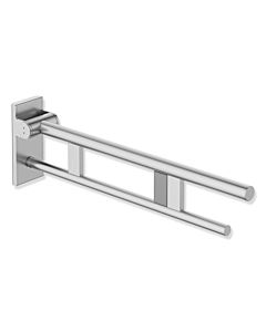 Hewi Système 900 bras de support mobile 900.50.422XA saillie 700 mm, acier inoxydable satiné, droite, gâchette radio affleurante