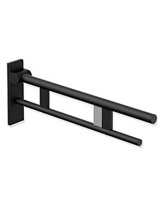 Hewi System 900 hinged support rail 900.50.17960DC projection 700 mm, stainless steel powder-coated black deep matt, right, radio flush trigger
