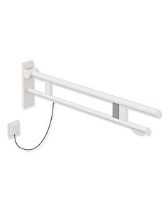 Hewi Bras de support système 900 900.50.19060DX saillie 900 mm, acier inoxydable blanc deep matt, droite
