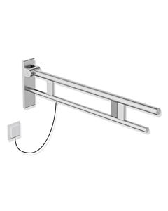 Hewi Bras de support système 900 900.50.213XA saillie 850 mm, acier inoxydable satiné, droite