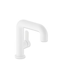 Robinet de lavabo Hewi AQ111 AQ1.12M11160DX sans bonde, blanc mat profond thermolaqué