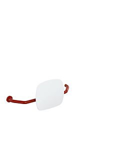 Hewi 801 dossier 801.51.9271L33 distance au mur 230mm, droite, dossier blanc signal, rubinrot
