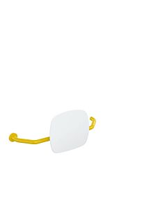 Hewi 801 backrest 801.51.9271L18 distance to wall 230mm, right, backrest signal white, senfgelb