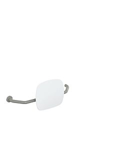 Hewi 801 dossier 801.51.9271L95 distance au mur 230mm, droite, dossier blanc signal, gris roche
