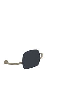 Hewi 801 dossier 801.51.9272L86 distance au mur 230mm, droite, dossier gris anthracite, sable