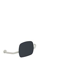 Hewi 801 dossier 801.51.9272L97 distance au mur 230mm, droite, dossier gris anthracite, gris clair