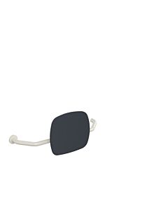 Hewi 801 Rückenstütze 801.51.9272L99 Wandabstand 230mm, rechts, Lehne anthrazitgrau, reinweiß