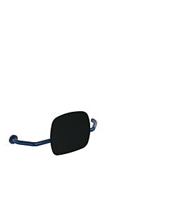 Hewi 801 backrest 801.51.9273L50 distance to wall 230mm, right, backrest jet black, steel blue