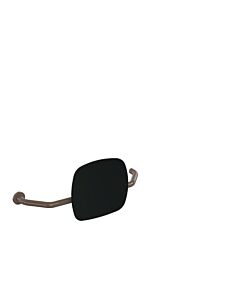 Hewi 801 dossier 801.51.9273L84 distance au mur 230mm, droite, dossier jet black, umbra