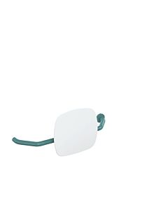 Hewi 801 backrest 801.51.9271R55 distance to wall 230mm, right, backrest signal white, aqua blue