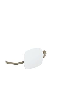 Hewi 801 dossier 801.51.9271R86 distance au mur 230mm, droite, dossier signal blanc, sable