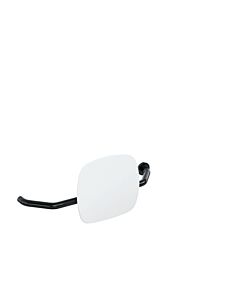 Hewi 801 Rückenstütze 801.51.9271R90 Wandabstand 230mm, rechts, Lehne signalweiß, tiefschwarz