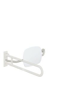 Hewi 801 dossier 801.51.9271R97 distance au mur 230mm, droite, dossier signal blanc, gris clair
