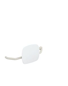 Hewi 801 dossier 801.51.9271R99 distance au mur 230mm, droite, dossier blanc signal, blanc pur