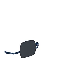 Hewi 801 dossier 801.51.9272R50 distance au mur 230mm, droite, dossier gris anthracite, bleu acier