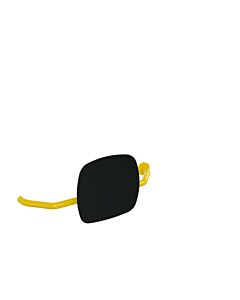 Hewi 801 dossier 801.51.9273R18 distance au mur 230mm, droite, dossier noir jais, senfgelb