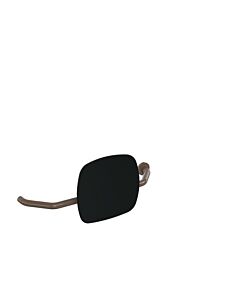 Hewi 801 backrest 801.51.9273R84 distance to wall 230mm, right, backrest jet black, umbra