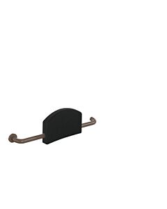 Hewi 801 support dorsal 801.51.920L84 poignée gauche, rosace droite, terre d&#39;ombre