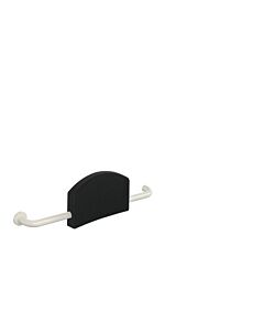 Hewi 801 support dorsal 801.51.920L99 poignée gauche, rosace droite, blanc pur