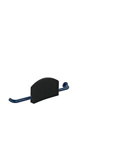 Hewi 801 support dorsal 801.51.920R50 poignée droite, rosace gauche, bleu acier