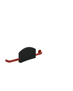 Hewi 801 support dorsal 801.51.920R33 poignée droite, rosace gauche, rubinrot