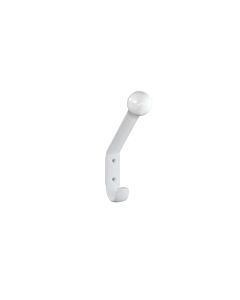 Hewi 477 coat hook 477.90.08198 with ball and spacer, signal white