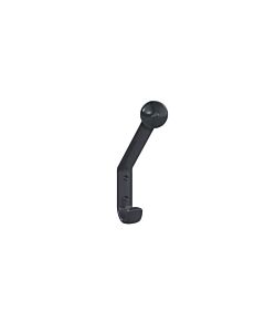 Hewi 477 coat hook 477.90.08092 anthracite gray, with ball