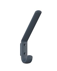Hewi 477 Garderobenhaken 477.90B07192 163x22x108mm, mit Distanzstück 123mm, matt, anthrazitgrau