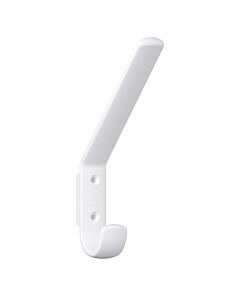 Hewi 477 coat hook 477.90B07198 163x22x108mm, with spacer 123mm, matt, signal white