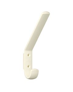 Hewi 477 coat hook 477.90B07199 163x22x108mm, with spacer 123mm, matt, pure white