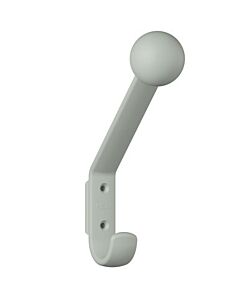 Hewi 477 coat hook 477.90B08195 172x22x116mm, with spacer 131mm, matt, rock grey