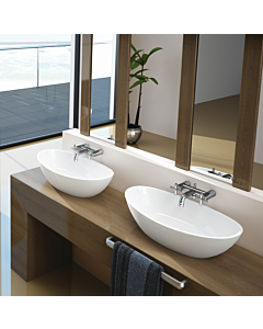 Hoesch Namur Solique Aufsatz Waschtisch 4410.010 50 x 30 cm, ohne Hahnloch und Überlauf