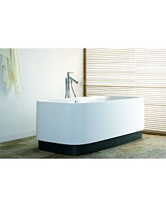 Hoesch Singlebath Duo Oval Badewanne 3688.010 weiss, 176,6x114,1cm, Einbauversion, links