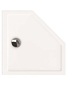 Hoesch douche à 5 Hoesch Samar 4462.010 100 x 100 x 2,5 cm, blanc , ultra-plat