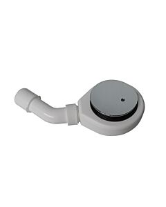 Hoesch compacte 60329.310 Ø 90 mm, avec couvercle de bonde rond, blanc