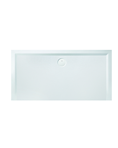 Hoesch Muna Mineralguss-Duschwanne 4203.715 170 x 80 x 3 cm, Schiefergrau, aus Solique, Antirutsch