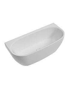Hoesch iSENSI baignoire murale 3968.010 160x75cm, blanc , 130 l, remplissage par trop-plein, blanc
