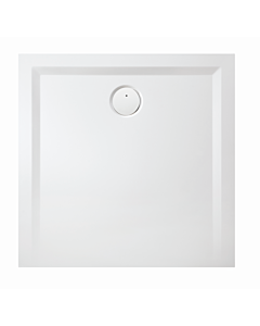 Hoesch Muna S Hoesch douche en fonte minérale 4222xA.730 75 x 75 x 3 cm, gris pierre, en Solique