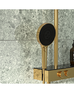 Douchette 3 fonctions Ideal Standard Solos A7896A2 Ø 13 cm, or brossé