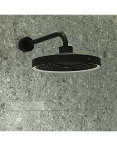 Pommeau de douche 3 fonctions Ideal Standard Solos A7890XG Ø 33 cm, anneau lumineux LED, Noir soie