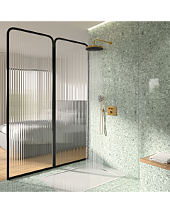 Ideal Standard Shower Fitting Set – Ceratherm Navigo® A7892A2 Concealed Thermostat with Easy-Box Concealed Body, Solos 3-Function Head and Hand Shower, Brushed Gold