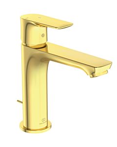 Ideal Standard Connect Air mitigeur lavabo A7013A2 avec garniture de vidage , base allongée, BlueStart, or brossé