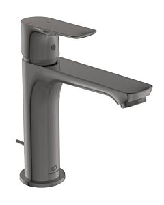 Ideal Standard Connect Air mitigeur lavabo A7013A5 avec garniture de vidage , base étendue, BlueStart, gris magnétique