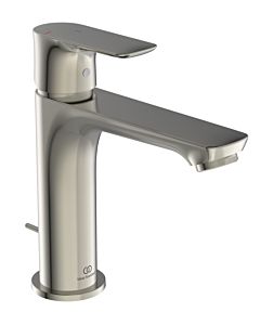 Ideal Standard Connect Air mitigeur lavabo A7013GN avec garniture de vidage , base étendue, BlueStart, tempête d&#39;argent