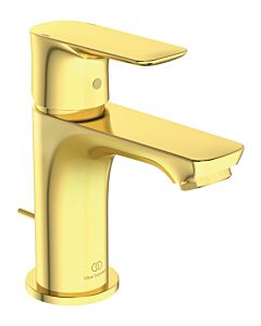 Ideal Standard Connect Air Wash basin mixer A7014A2 5 l/min, projection 90mm, with waste set, brushed gold