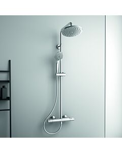 Ideal Standard Idealrain système de douche A7208AA chromé, avec thermostat de douche CeraTherm T25