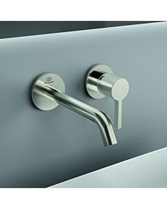 Ideal Standard Joy Ideal Standard A7378GN pour mur mitigeur lavabo , bec 180 mm, Silver Storm