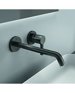 Ideal Standard Joy Fertigmontageset A7379A5 für Wand-Waschtischarmatur, Auslauf 220 mm, Magnetic Grey