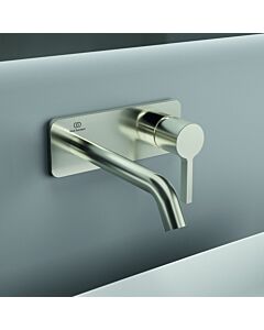Ideal Standard Joy Ideal Standard A7380GN pour mur mitigeur lavabo , bec 180 mm, Silver Storm