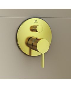 Ideal Standard Joy Fertigmontageset A7384A2 Unterputz-Wannenarmatur, eigensicher, Brushed Gold